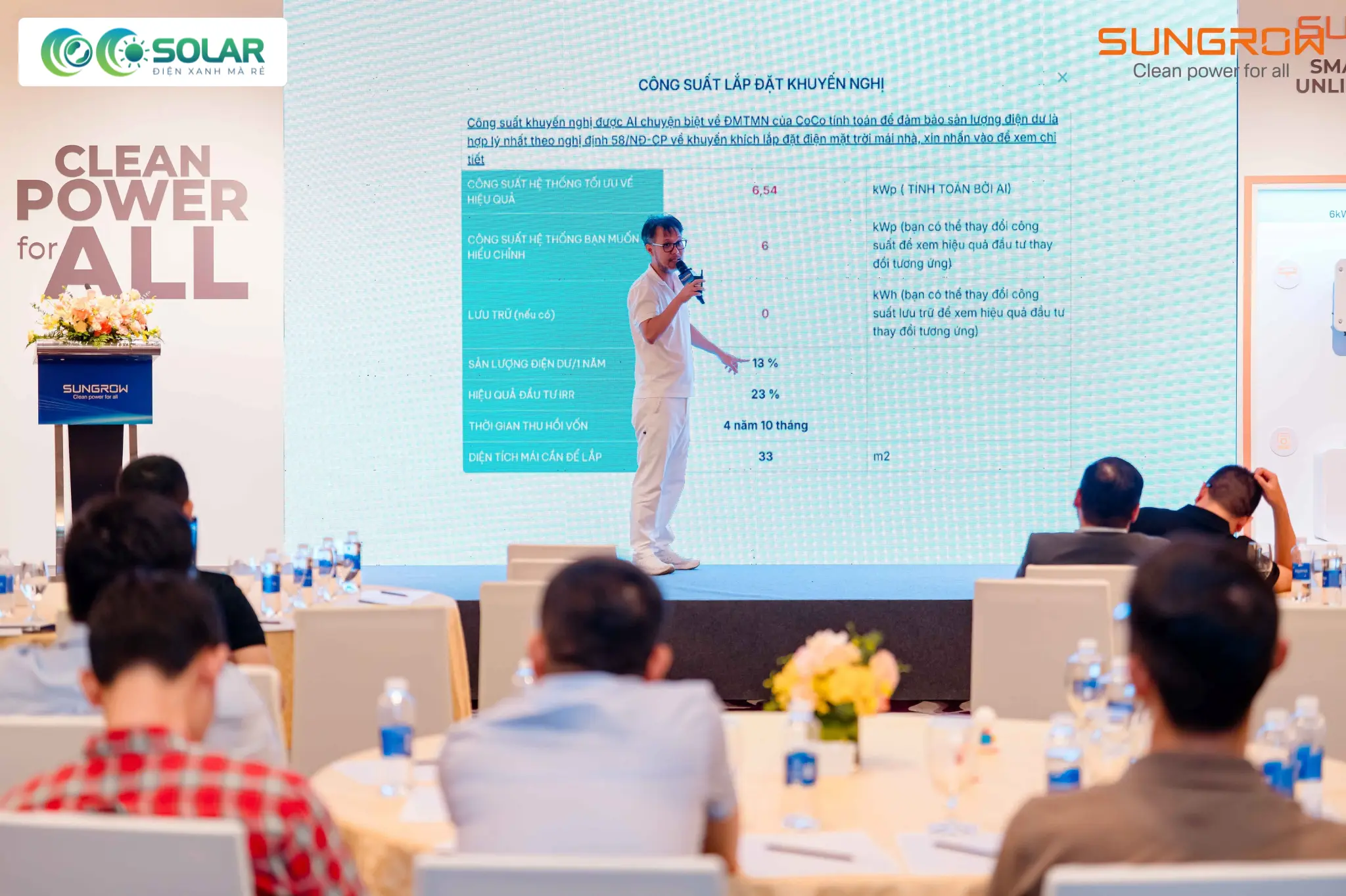 ông Nguyễn Khoa Dũng - Nhà sáng lập kiêm Giám đốc điều hành - đã chia sẻ về cách ứng dụng công nghệ số vào quy trình tư vấn và thiết kế hệ thống điện mặt trời cho hộ gia đình thông qua nền tảng CoCo Solar